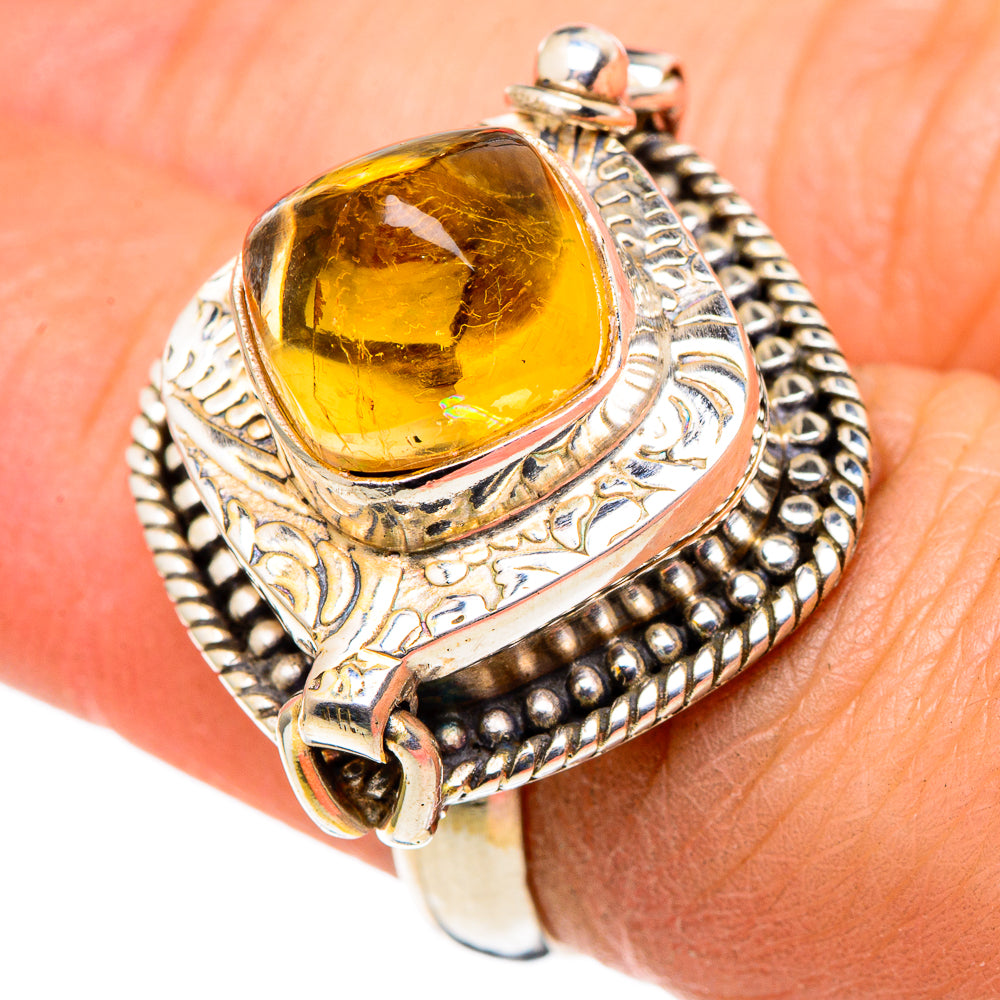 Citrine Rings handcrafted by Ana Silver Co - RING97009