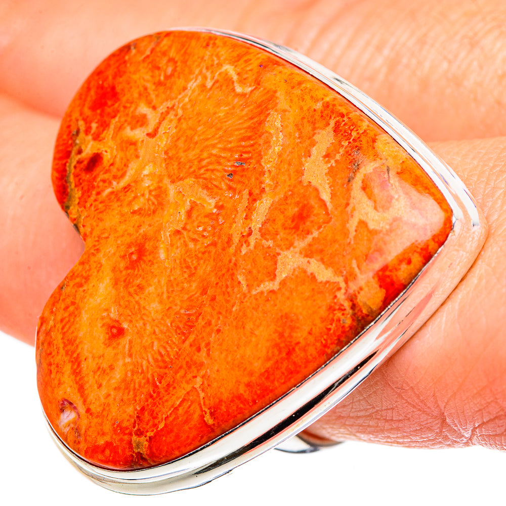Sponge Coral Rings handcrafted by Ana Silver Co - RING97010
