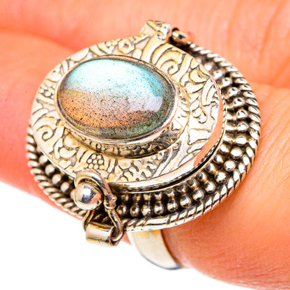 Labradorite Rings handcrafted by Ana Silver Co - RING97018