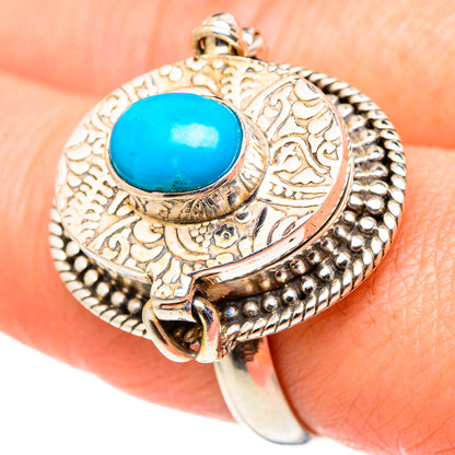 Tibetan Turquoise Rings handcrafted by Ana Silver Co - RING97019