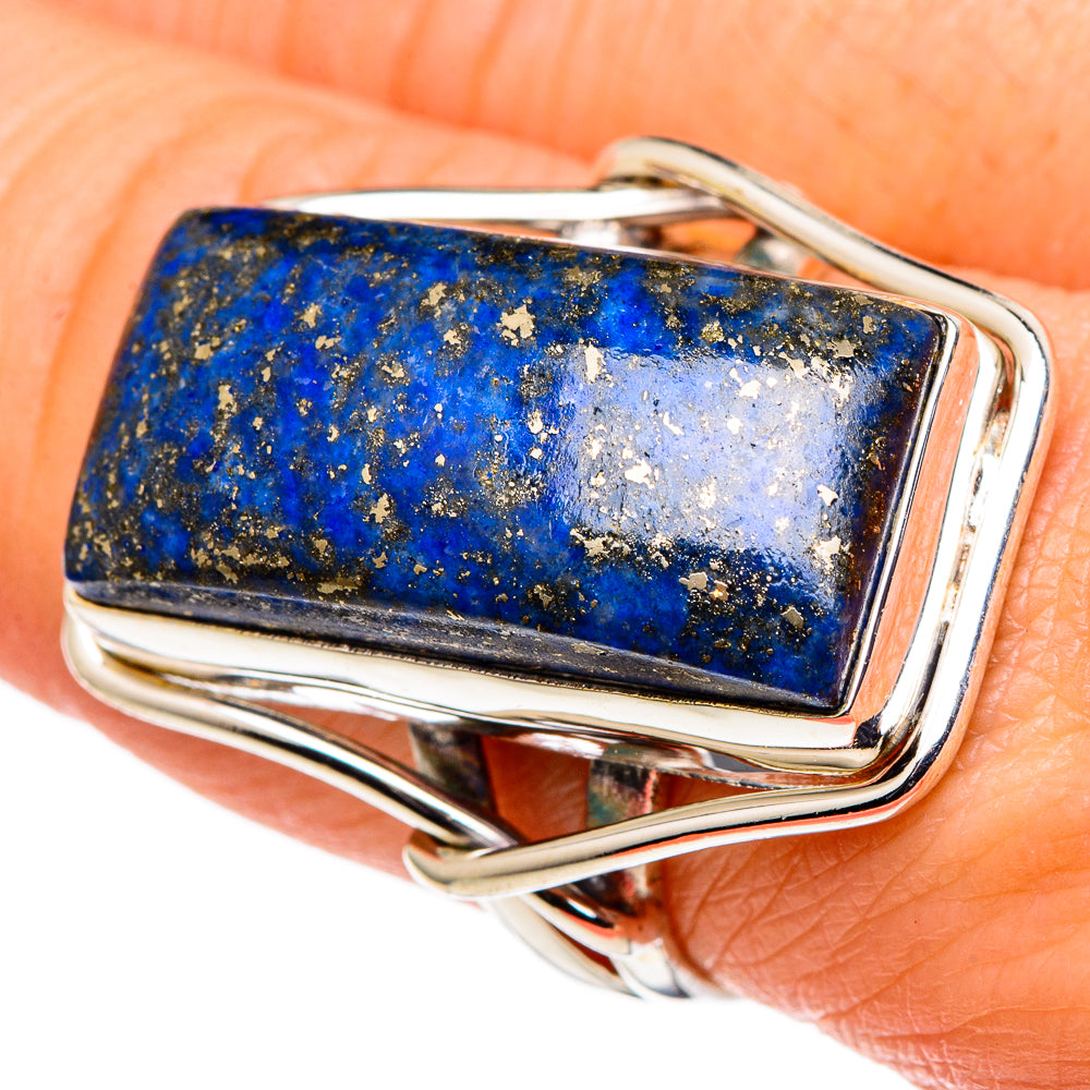 Lapis Lazuli Rings handcrafted by Ana Silver Co - RING97022
