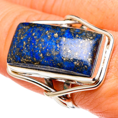 Lapis Lazuli Rings handcrafted by Ana Silver Co - RING97022