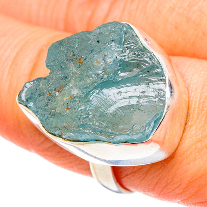 Aquamarine Rings handcrafted by Ana Silver Co - RING97023