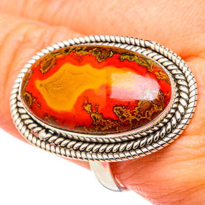 Moroccan Agate Rings handcrafted by Ana Silver Co - RING97028