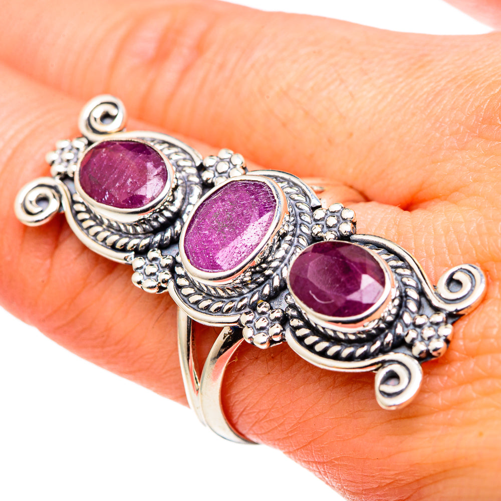 Ruby Rings handcrafted by Ana Silver Co - RING97031