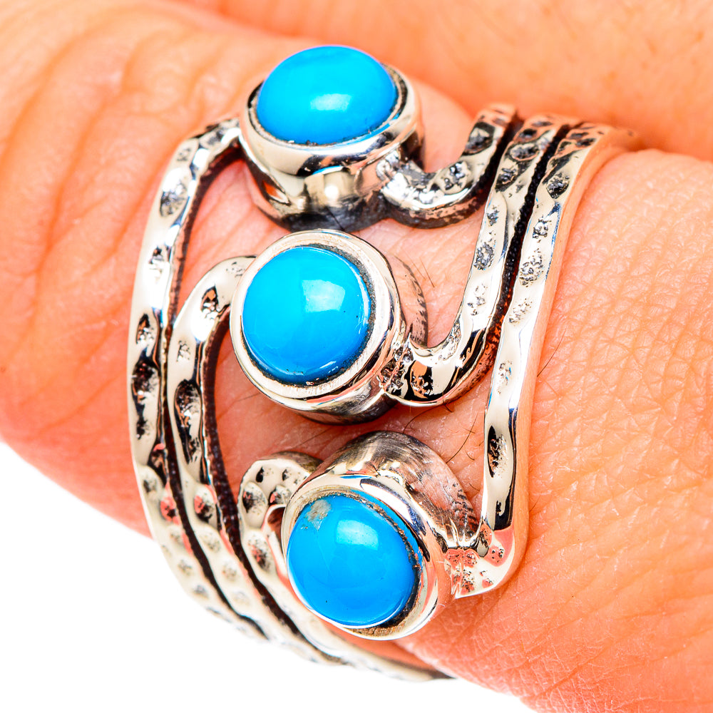Larimar Rings handcrafted by Ana Silver Co - RING97158
