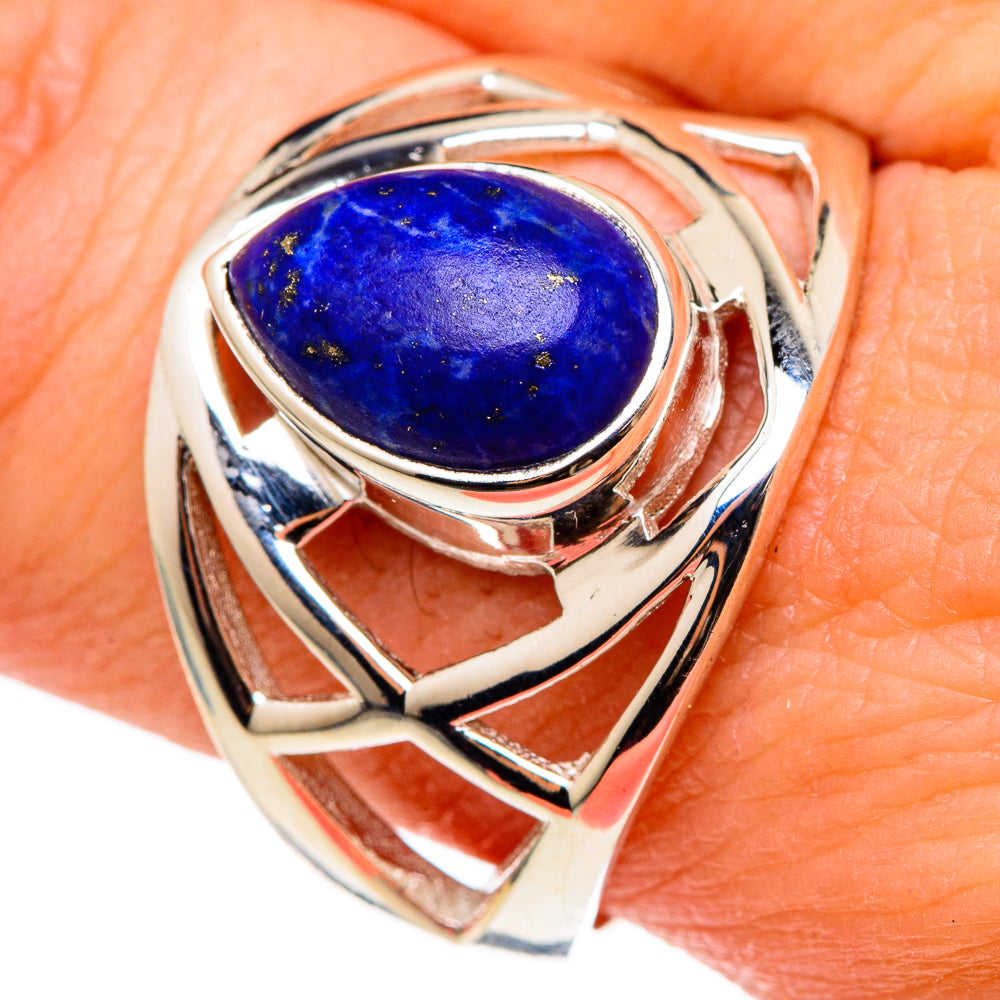 Lapis Lazuli Rings handcrafted by Ana Silver Co - RING97159