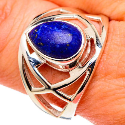 Lapis Lazuli Rings handcrafted by Ana Silver Co - RING97159
