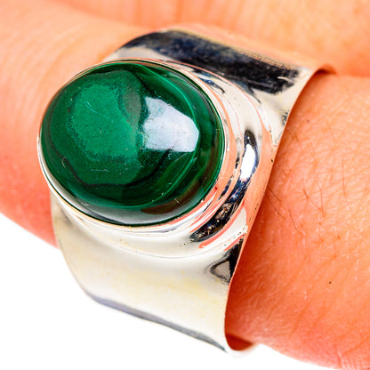 Malachite Rings handcrafted by Ana Silver Co - RING97162
