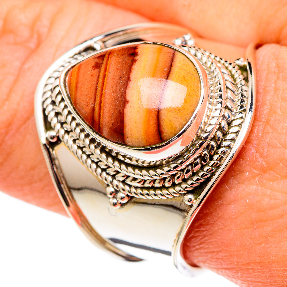 Mookaite Rings handcrafted by Ana Silver Co - RING97164