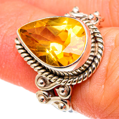 Citrine Rings handcrafted by Ana Silver Co - RING97165