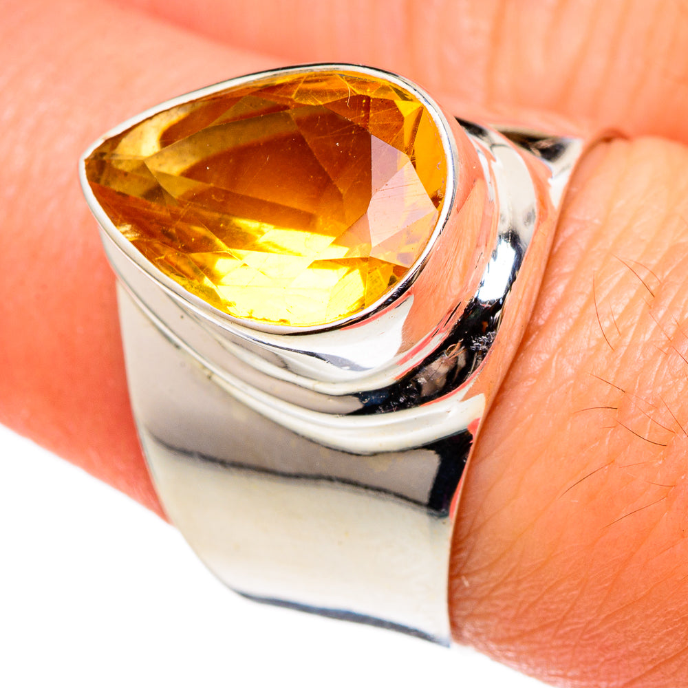 Citrine Rings handcrafted by Ana Silver Co - RING97166