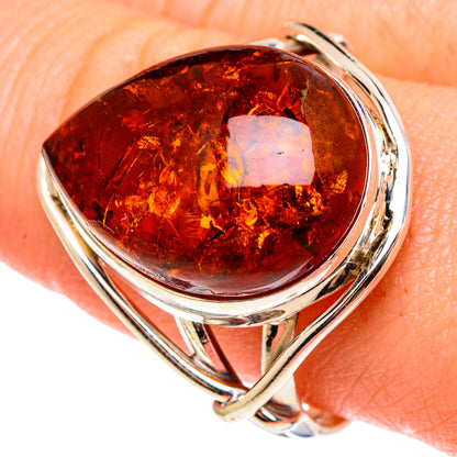 Baltic Amber Rings handcrafted by Ana Silver Co - RING97168