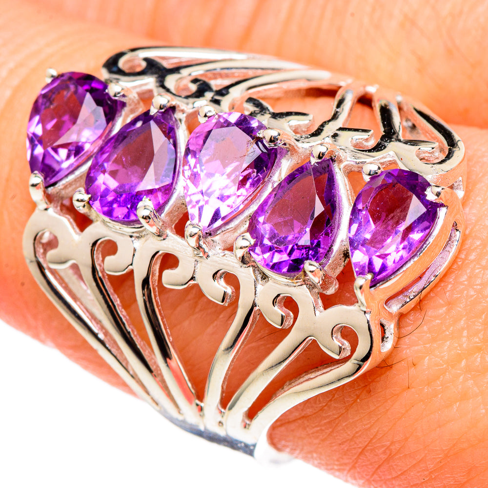 Amethyst Rings handcrafted by Ana Silver Co - RING97173