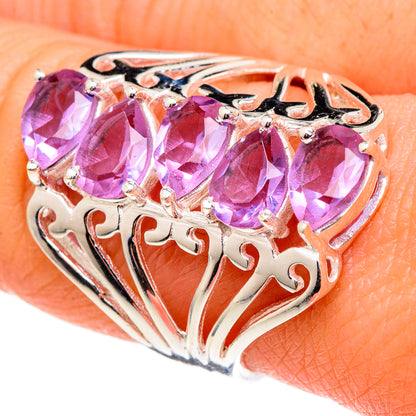 Color Change Alexandrite (lab.) Rings handcrafted by Ana Silver Co - RING97175