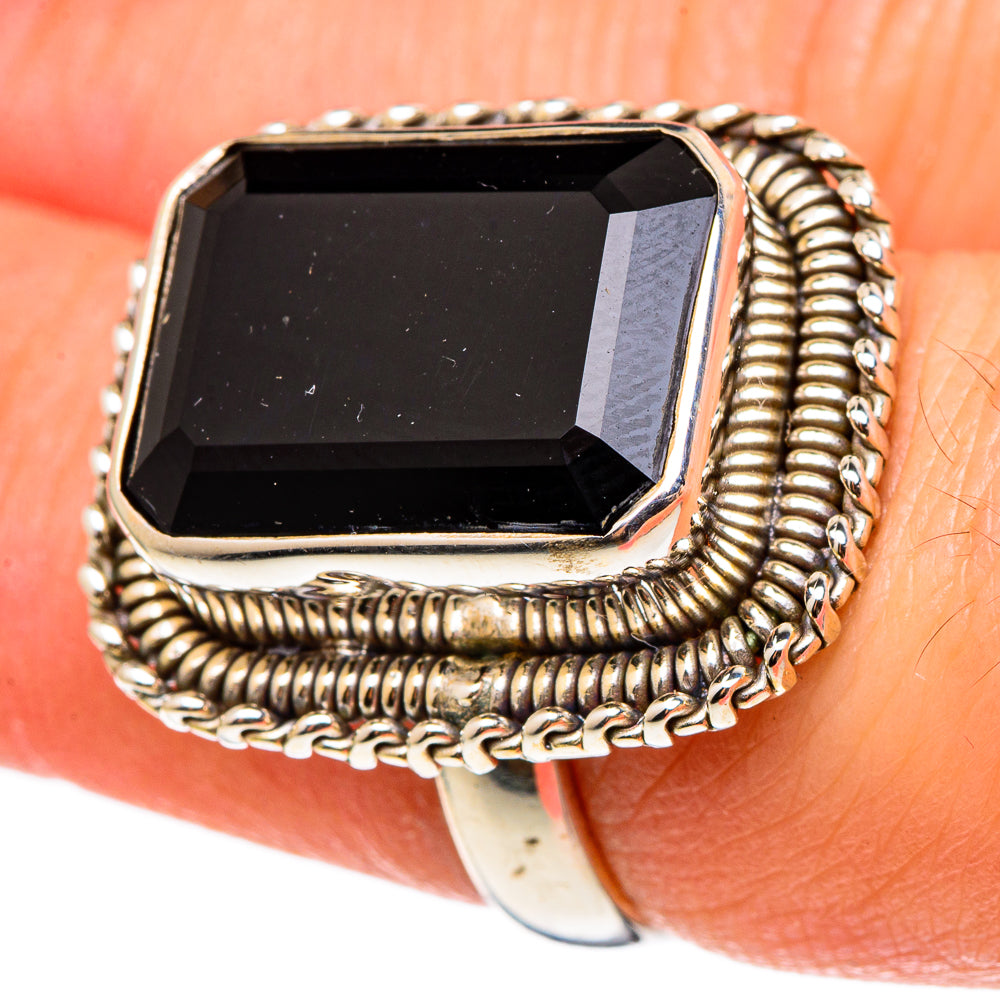 Black Onyx Rings handcrafted by Ana Silver Co - RING97177