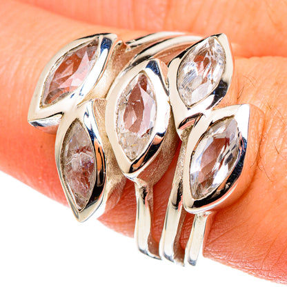 White Quartz Rings handcrafted by Ana Silver Co - RING97179