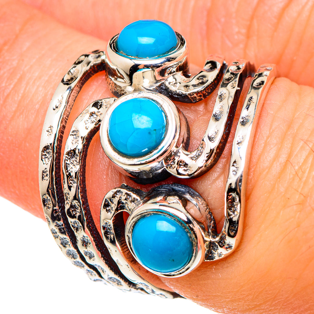 Larimar Rings handcrafted by Ana Silver Co - RING97188