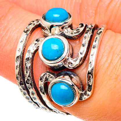 Larimar Rings handcrafted by Ana Silver Co - RING97188