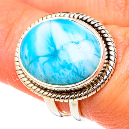 Larimar Rings handcrafted by Ana Silver Co - RING97189