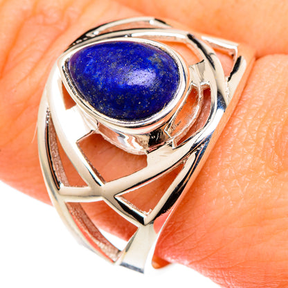 Lapis Lazuli Rings handcrafted by Ana Silver Co - RING97191