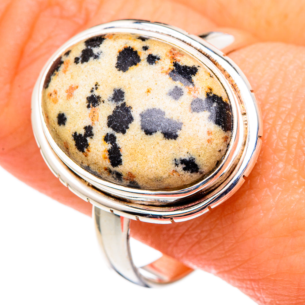 Dalmatian Jasper Rings handcrafted by Ana Silver Co - RING97194