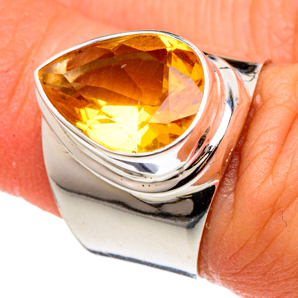 Citrine Rings handcrafted by Ana Silver Co - RING97196