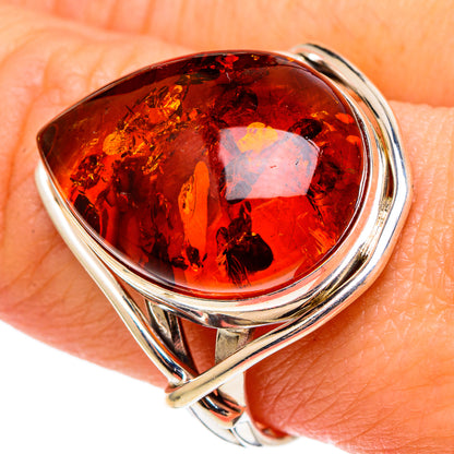 Baltic Amber Rings handcrafted by Ana Silver Co - RING97199
