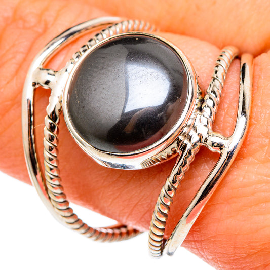 Hematite Rings handcrafted by Ana Silver Co - RING97216