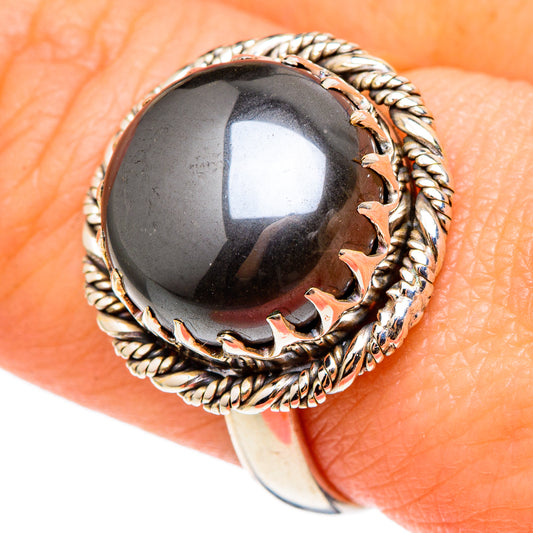 Hematite Rings handcrafted by Ana Silver Co - RING97217