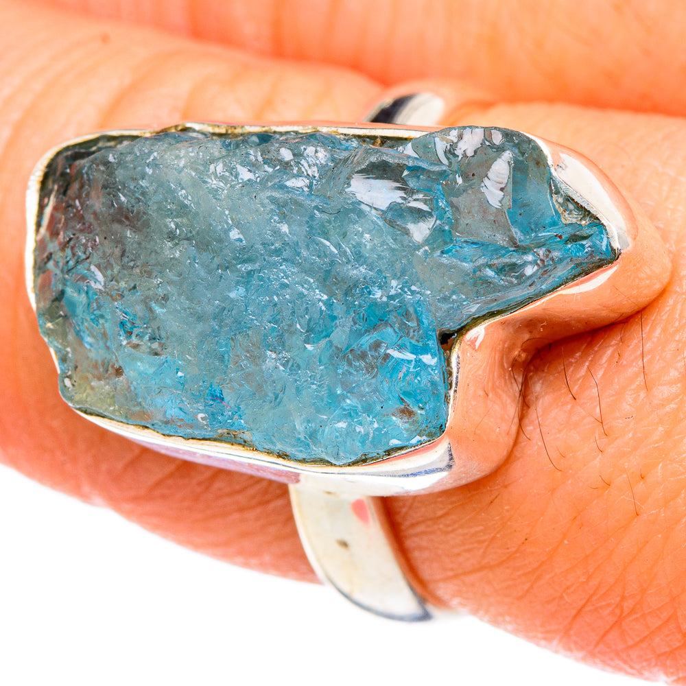 Aquamarine Rings handcrafted by Ana Silver Co - RING97219