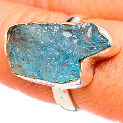 Aquamarine Rings handcrafted by Ana Silver Co - RING97219
