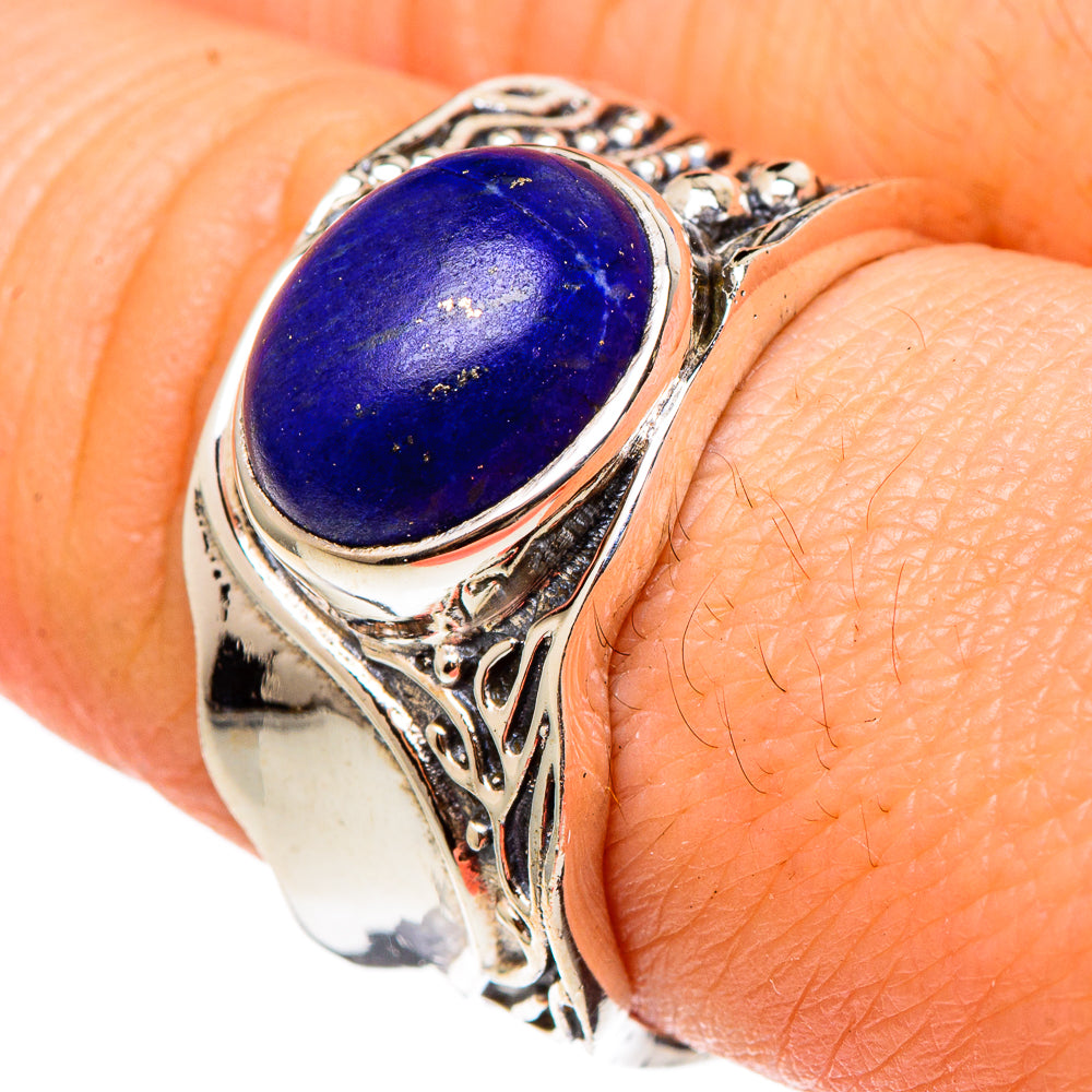 Lapis Lazuli Rings handcrafted by Ana Silver Co - RING97220