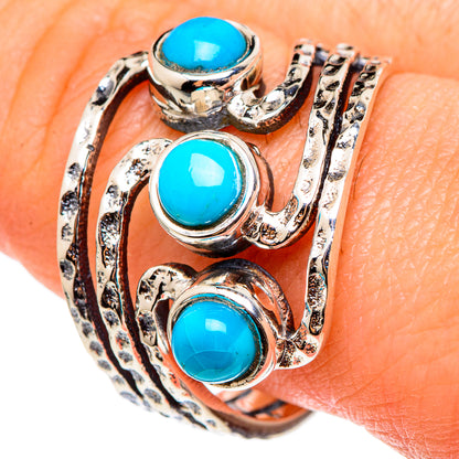 Larimar Rings handcrafted by Ana Silver Co - RING97221