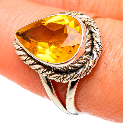 Citrine Rings handcrafted by Ana Silver Co - RING97229