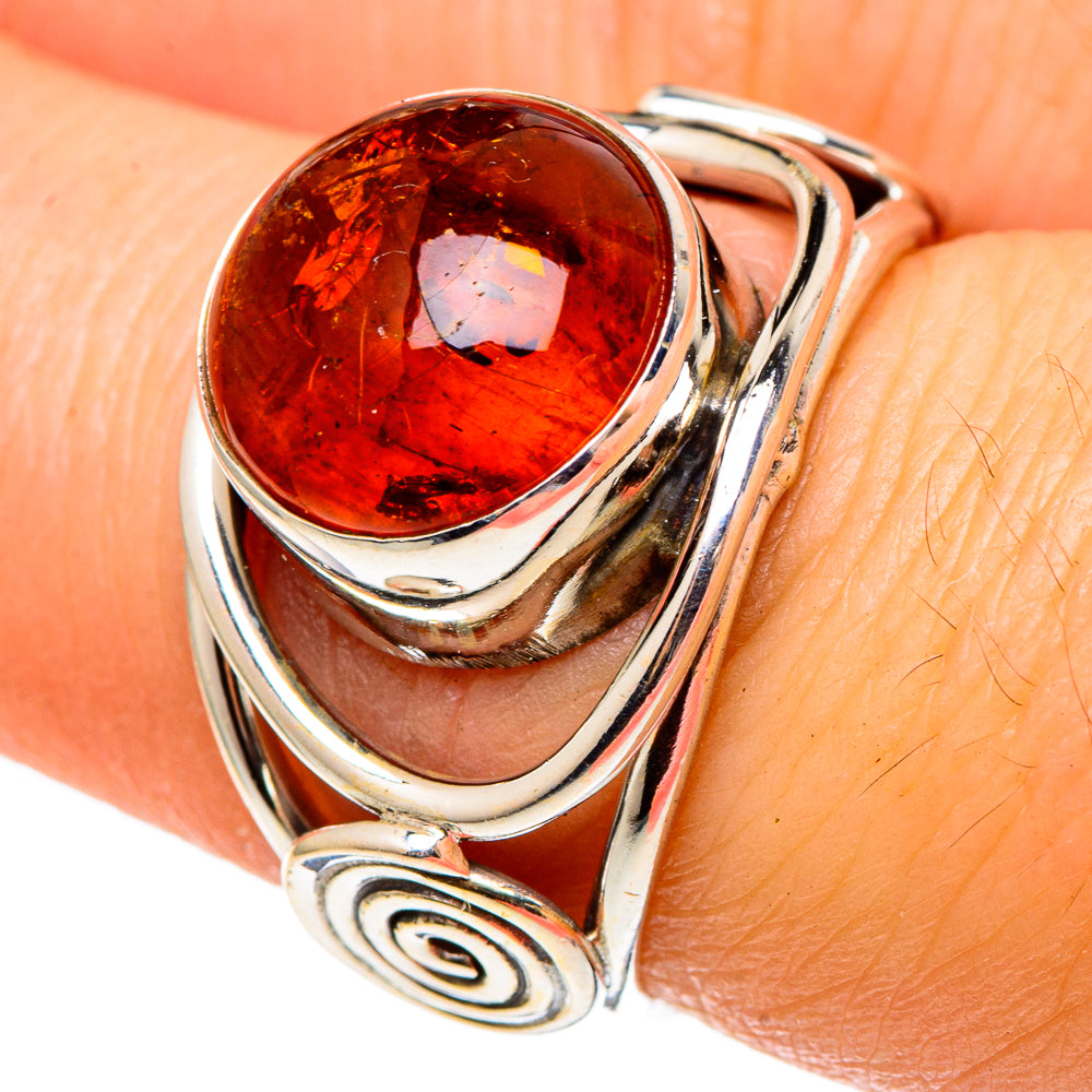 Baltic Amber Rings handcrafted by Ana Silver Co - RING97230