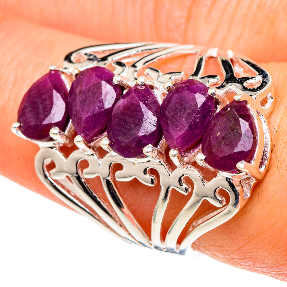 Ruby Rings handcrafted by Ana Silver Co - RING97232