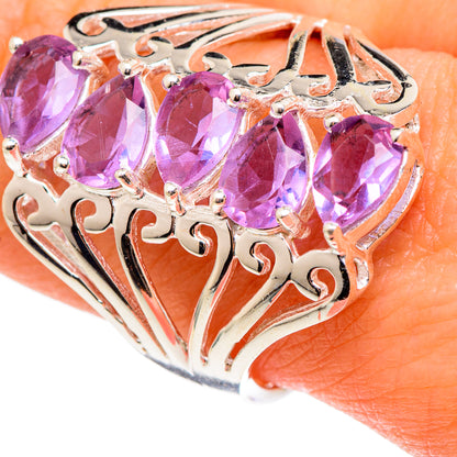 Color Change Alexandrite (lab.) Rings handcrafted by Ana Silver Co - RING97236