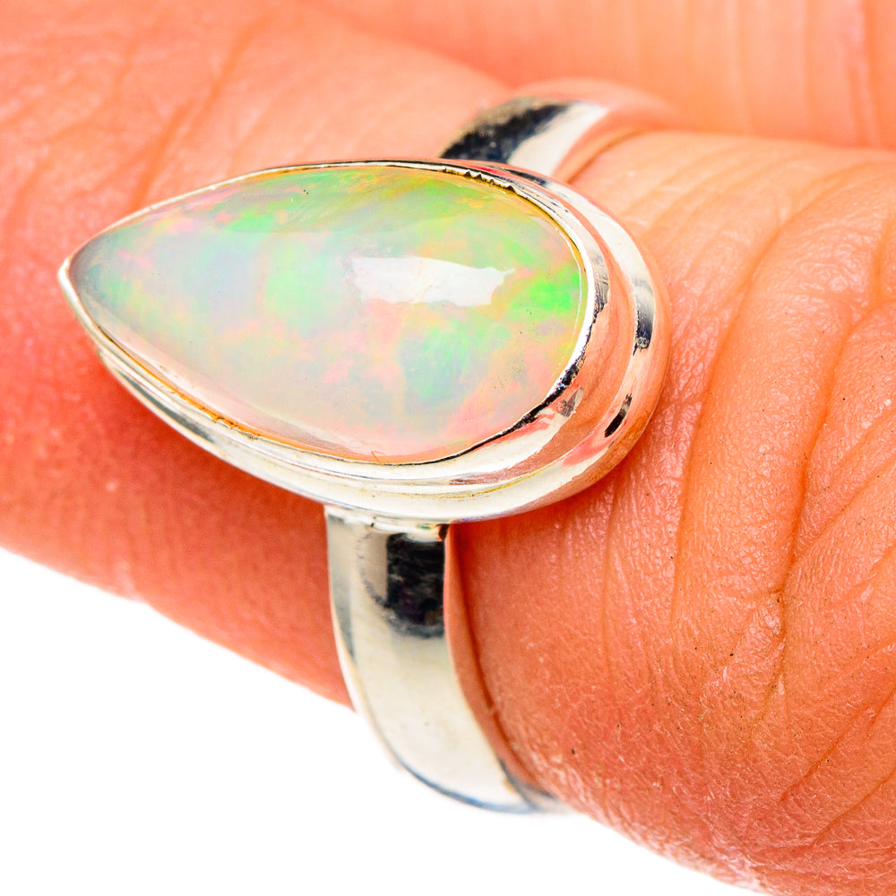 Ethiopian Opal Rings handcrafted by Ana Silver Co - RING97247
