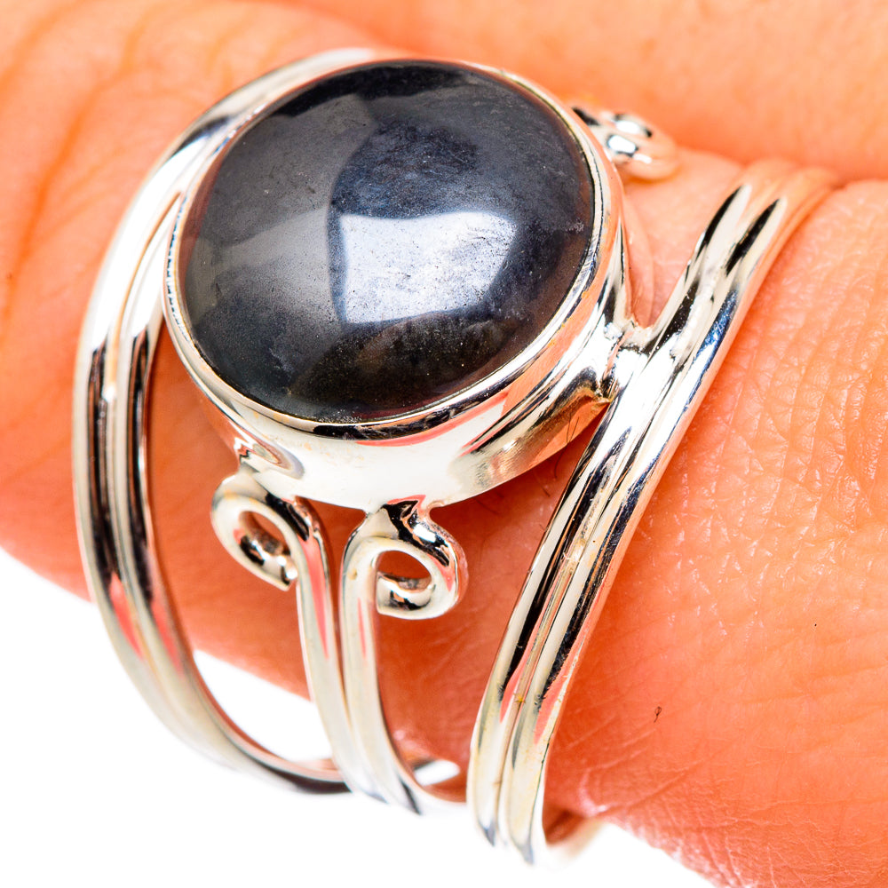 Hematite Rings handcrafted by Ana Silver Co - RING97248