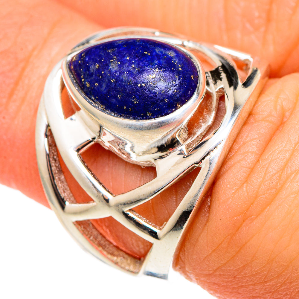 Lapis Lazuli Rings handcrafted by Ana Silver Co - RING97249