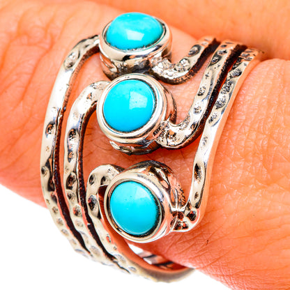 Larimar Rings handcrafted by Ana Silver Co - RING97250