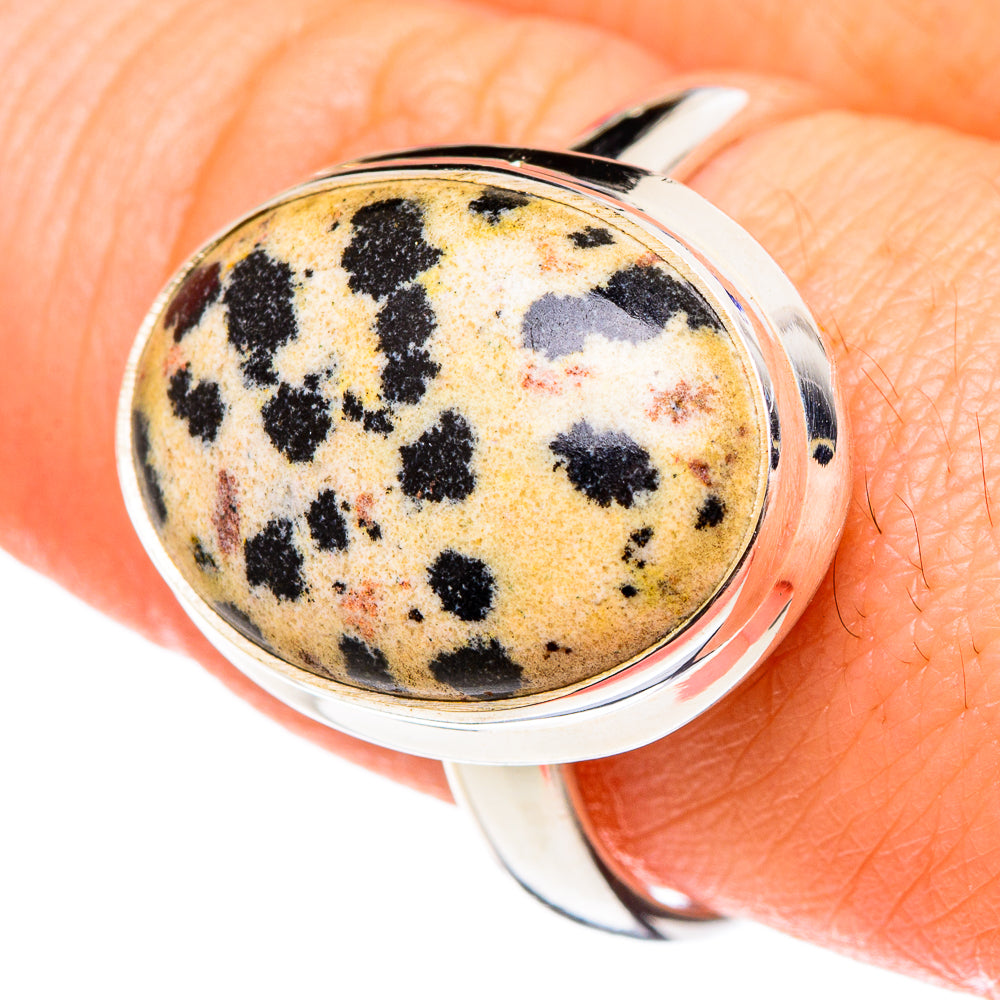 Dalmatian Jasper Rings handcrafted by Ana Silver Co - RING97257