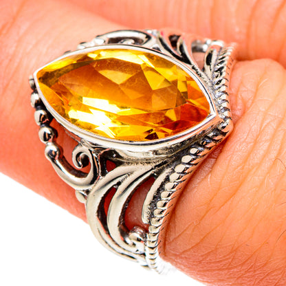 Citrine Rings handcrafted by Ana Silver Co - RING97259
