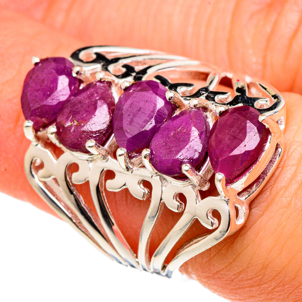 Ruby Rings handcrafted by Ana Silver Co - RING97262