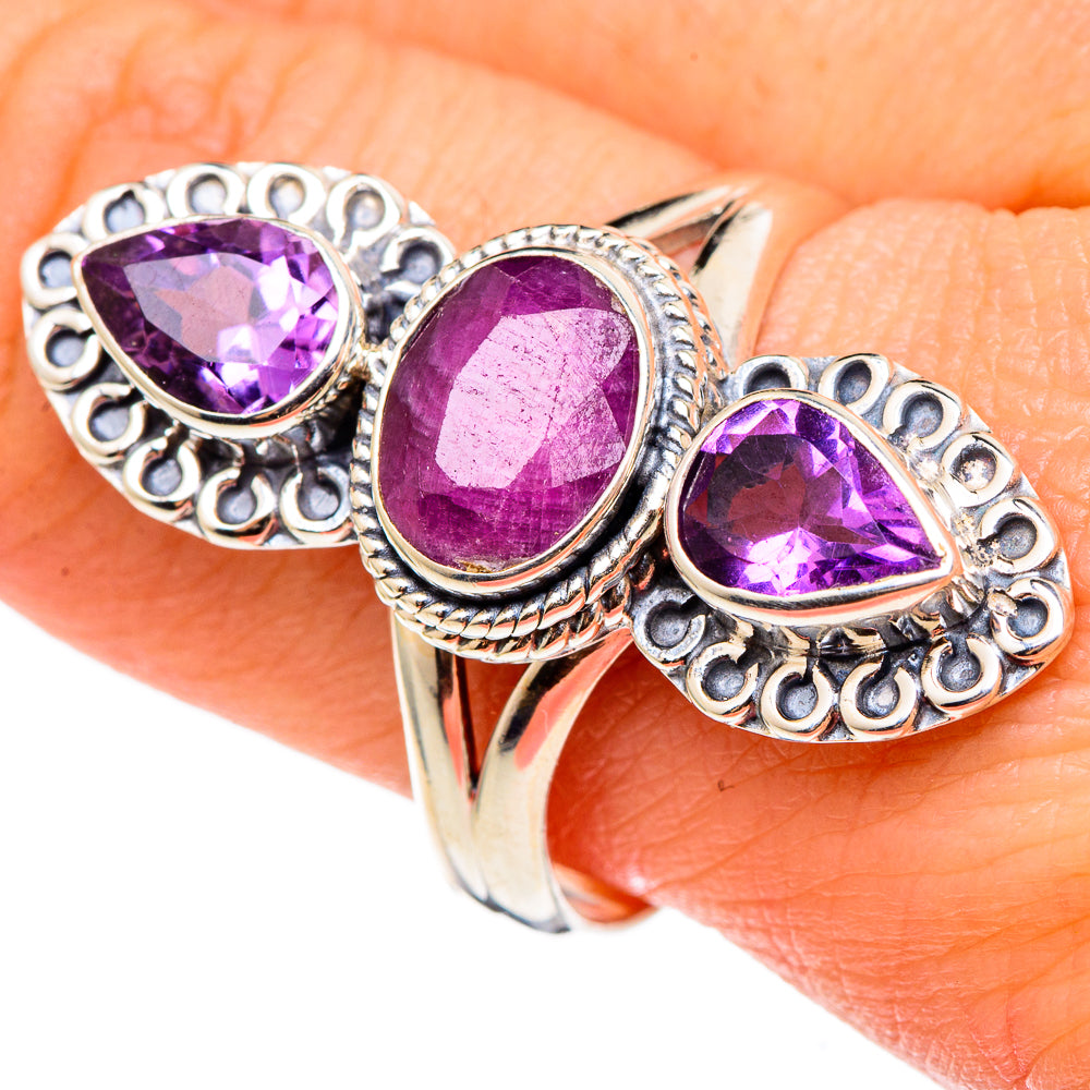Ruby Rings handcrafted by Ana Silver Co - RING97274