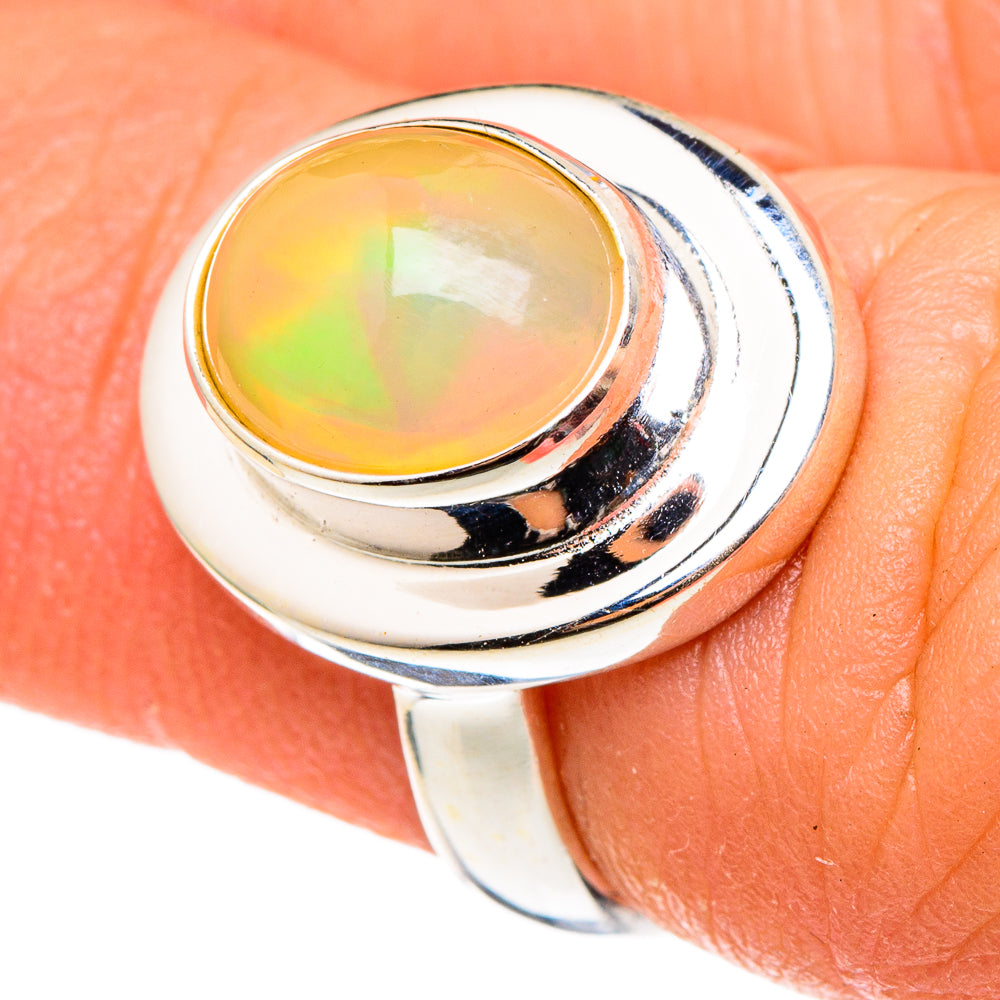 Ethiopian Opal Rings handcrafted by Ana Silver Co - RING97275