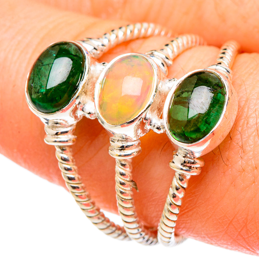 Ethiopian Opal Rings handcrafted by Ana Silver Co - RING97276