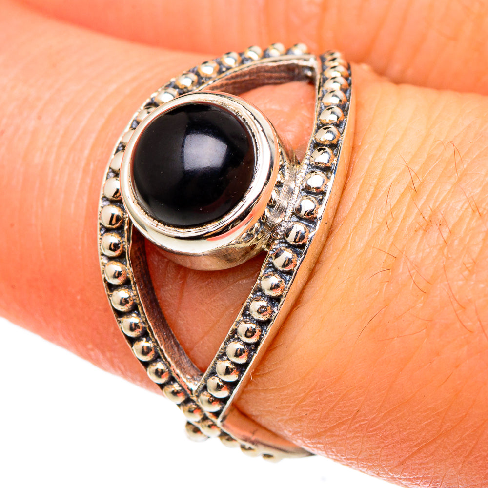 Black Onyx Rings handcrafted by Ana Silver Co - RING97300