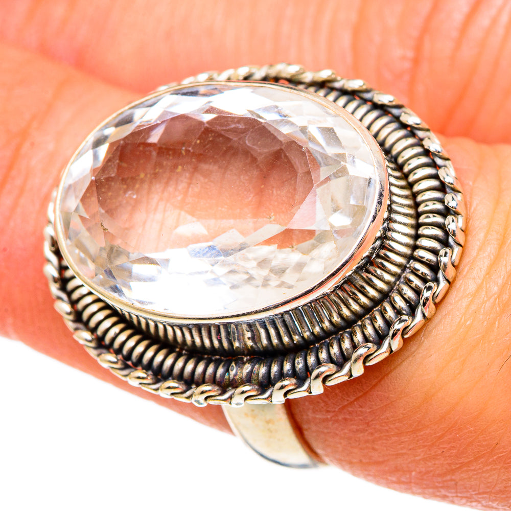 White Quartz Rings handcrafted by Ana Silver Co - RING97302